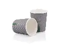250ml PLA Horizontal Ripple Charcoal BioCup BIO-HRCHR250- 2.webp