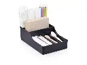 Black Plastic Cutlery Accessories Holder 9 Comp Products BAR-CUTACC9C.webp
