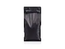 13.5x28cm Black Flat Bottom Coffee Bag MED - Front PBFBBCZ5VB.webp