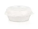 900ml Sugar Cane Bowl with Lid FOOD-BOWLW900.webp