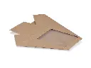 Kraft Sandwich Box PET Window - Flat FOOD-SANDKW.webp