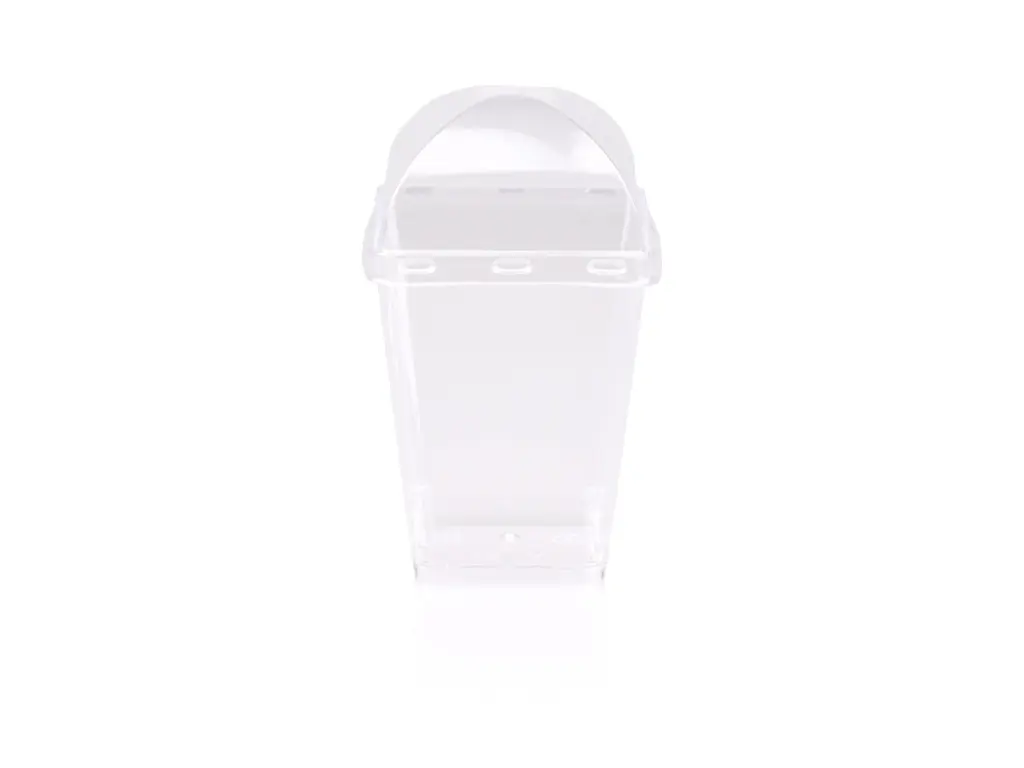 150ml Plastic Clear Square Cup PS & PET Dome Lid BT-SQUDESS5Z.webp