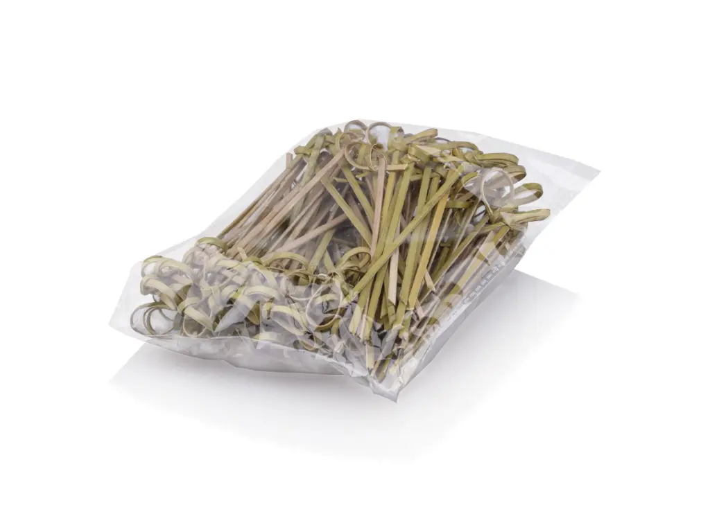 12 cm Bamboo Knotted Skewer - Pkt Bam-KSM120.webp