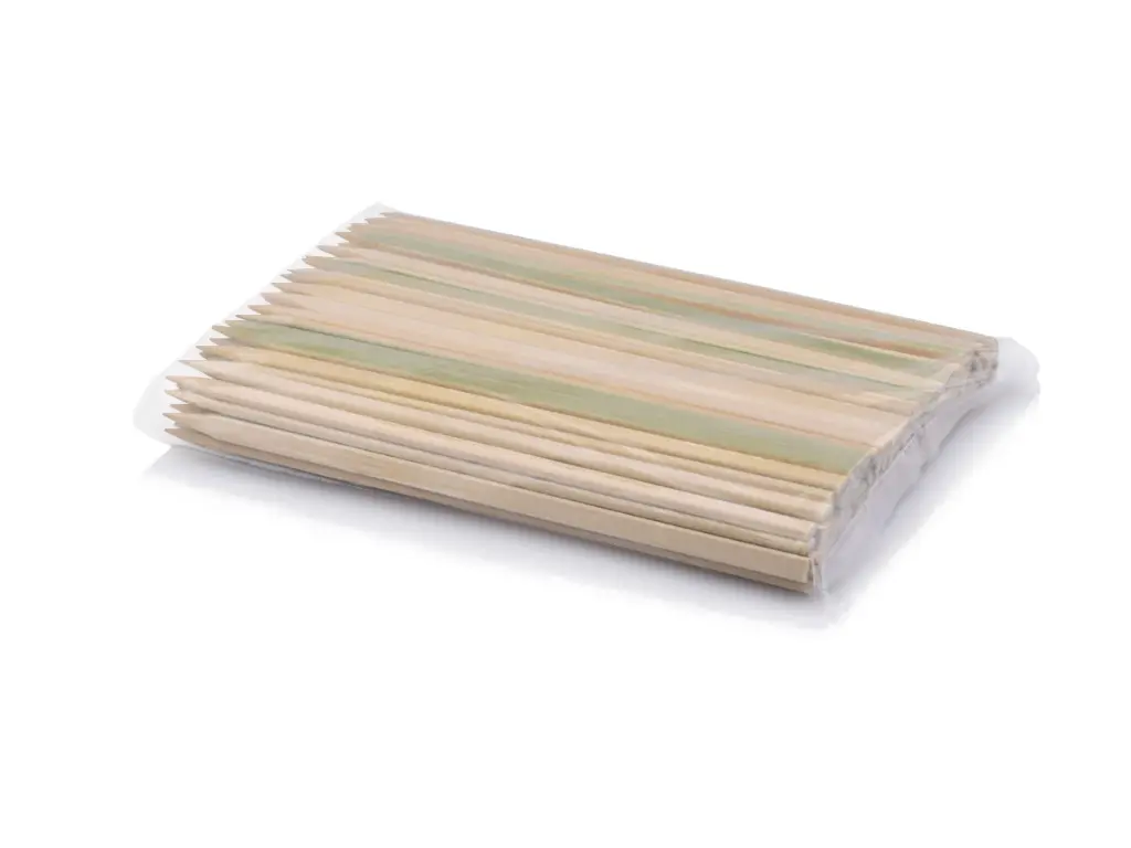 18 cm Bamboo Flat Skewer - Pkt BAM-FSS180.webp