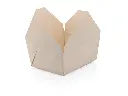 Bamboo Paper Lunch Box No. 8 - Open FOOD-LBX-BAM8.webp