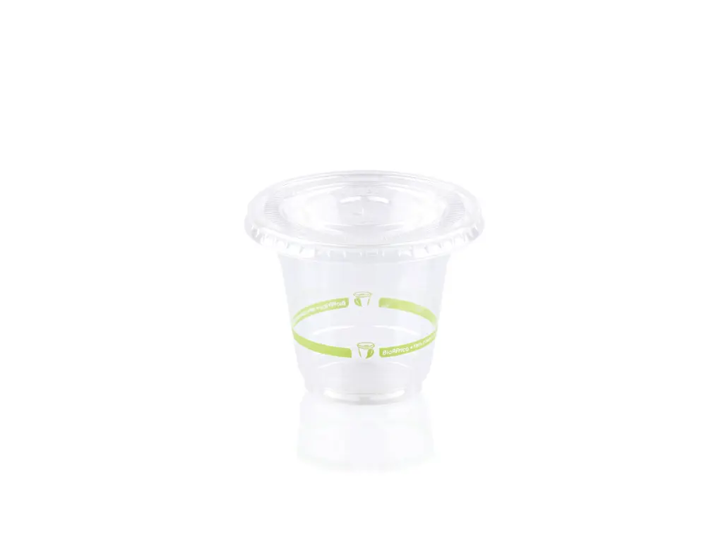 250ml BioSmoothie Branded & Flat Lid AJ BIO-SMOA10ZB.webp