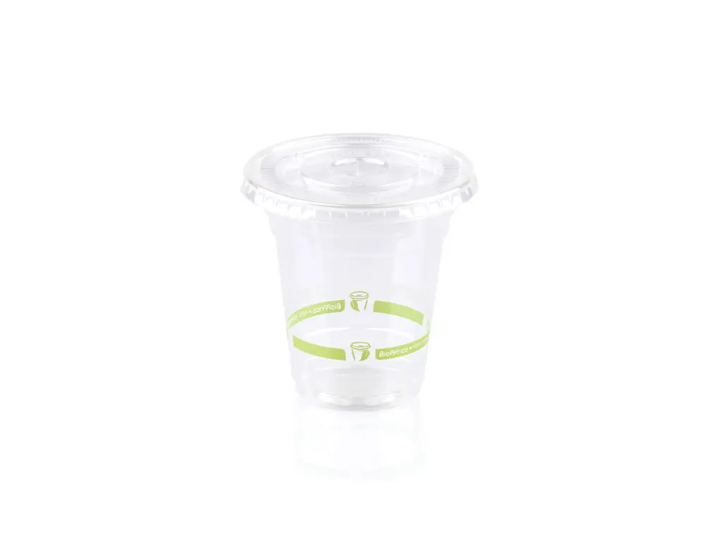 350ml BioSmoothie Branded & Flat Lid AJ BIO-SMOA12ZB.webp