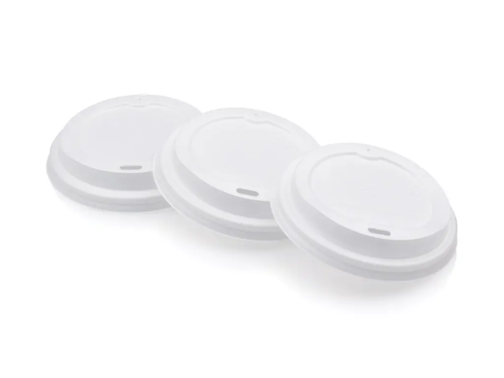 350ml CPLA White Sip Lid (H) - 3 Lid BIO-Lid350ml.webp