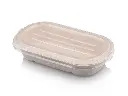 850ml Sugar Cane Earth Rectangular Meal Container (1C) with Lid FOOD-ML8501C.webp