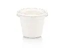75ml Sugar Cane White Bio Portion Cup & PLA Lid FOOD-SAMP75.webp