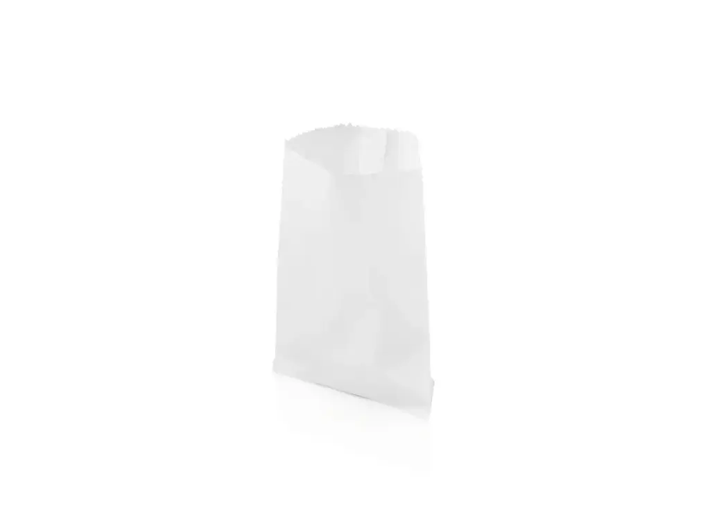 Chip Greaseproof Bag White 12x16 - Up Open PBGPCHIPS.webp
