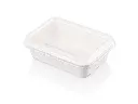 NEW Rectangular Sugar Cane Meal 500ml Container & Lid FOOD-MEAL600.webp