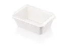 NEW Rectangular Sugar Cane Meal 650ml Container & Lid FOOD-MEAL650.webp