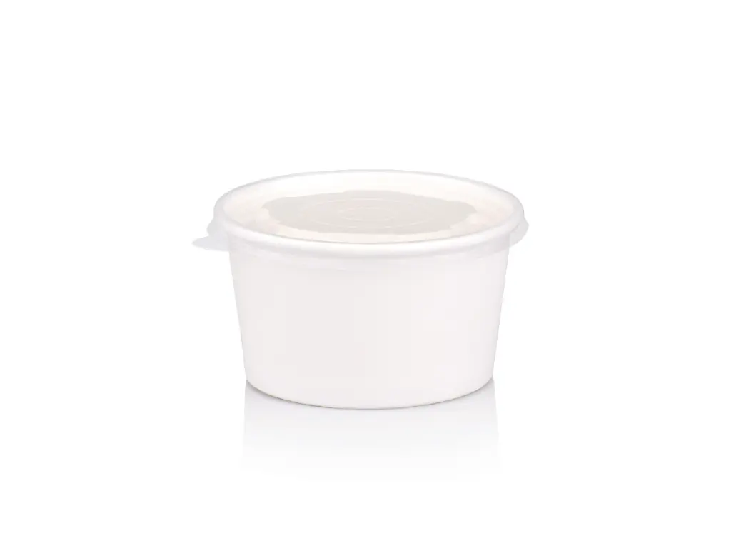 350ml White Noodle Soup Tub 12oz (X) & Lid NOOD-TUB350.webp