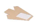 Kraft White Inner Sandwich Box PET Window - Flat FOOD-SANDKWWH.webp