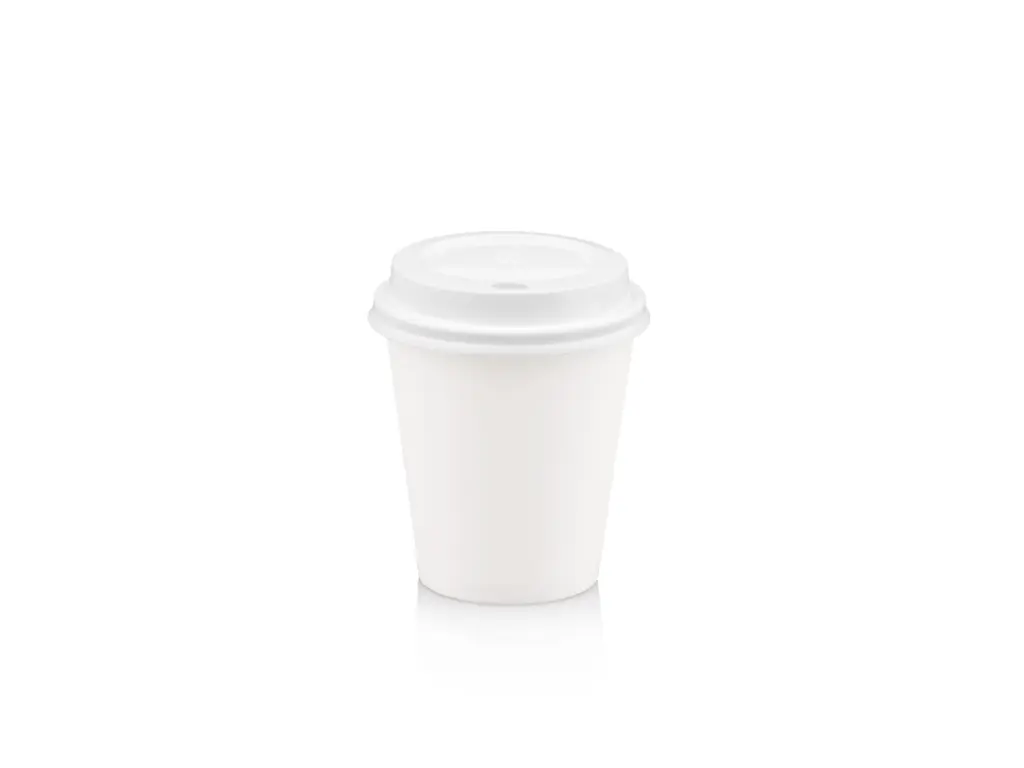 200ml White Vending Cup with Lid.webp