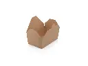 700ml Kraft Food Lunch Box 9 - Open FOOD-FBX-K700.webp