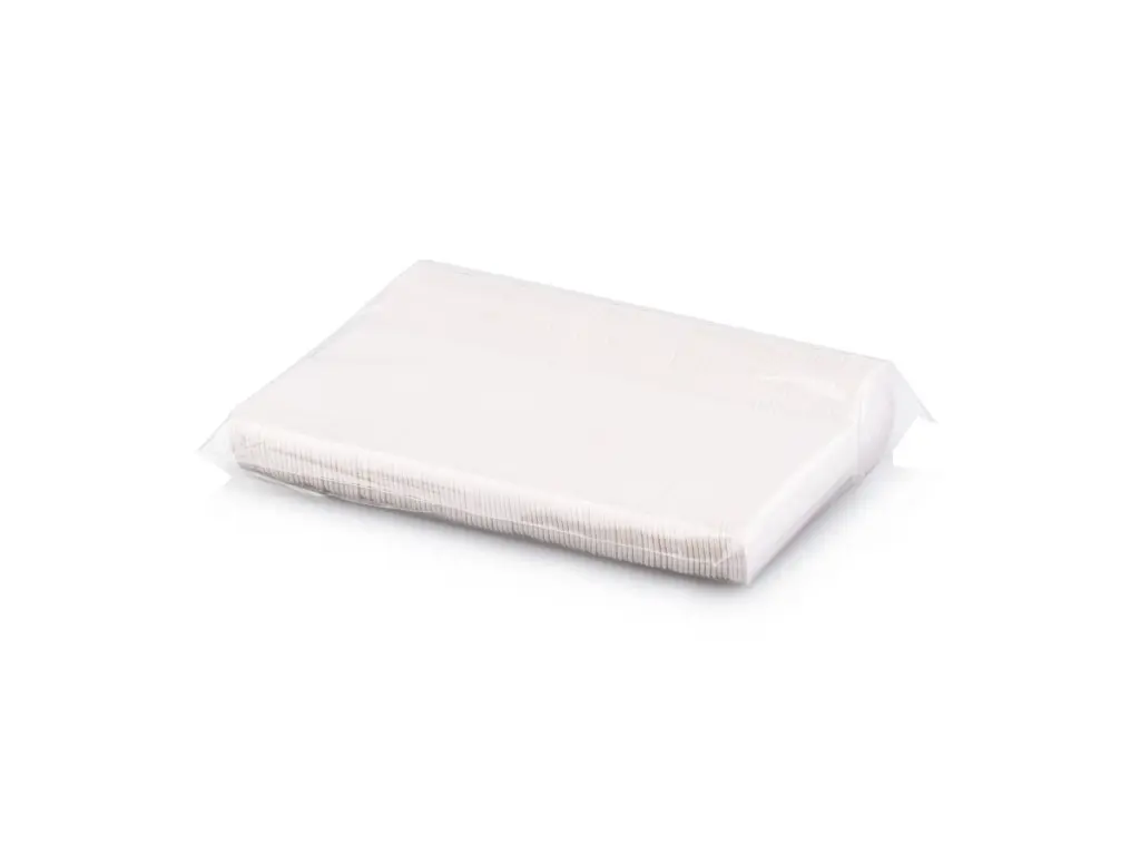 9.5cm White Paper Square Paper Paddle Spoon Medium - Pkt ICE-SPOONPSQ95.webp
