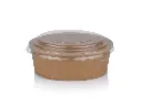 590ml Kraft Paper Salad Bowl (2PE) & Lid FOOD-SALAD20.webp
