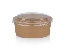 768ml Kraft Paper Salad Bowl (2PE) & Lid FOOD-SALAD26.webp