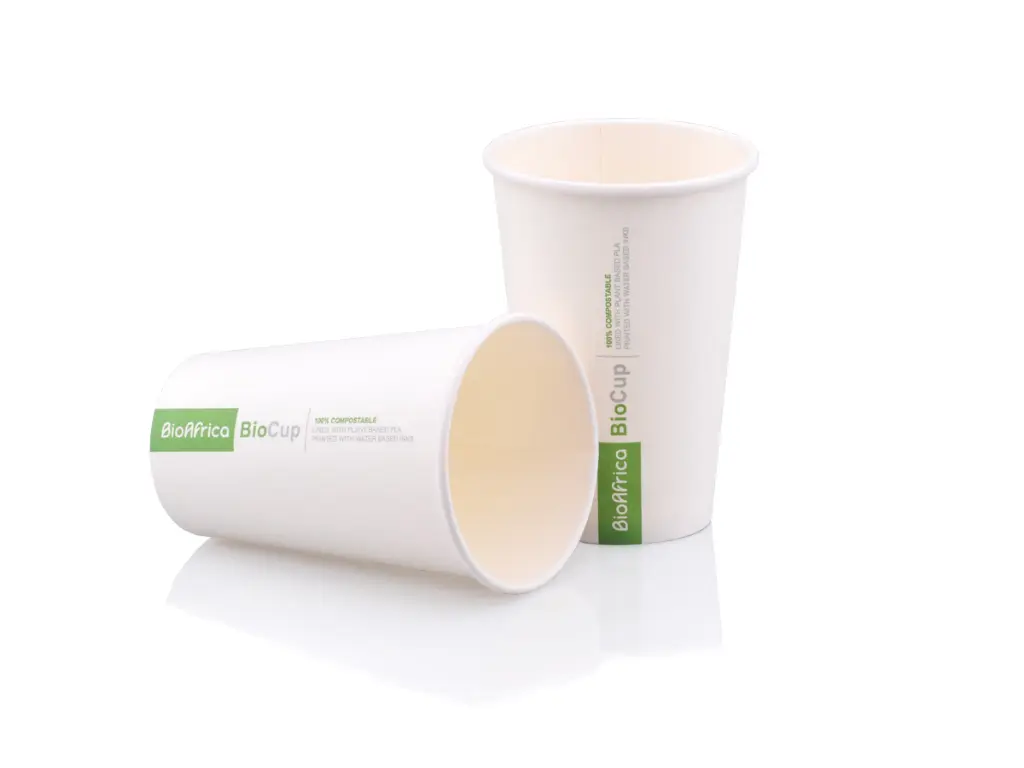 175 ml  BioCup White Branded Vending Cup BIO-SWVEND - 2.webp