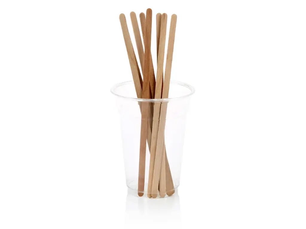 Stirrers: Birchwood - 17.8cm - Unwrapped