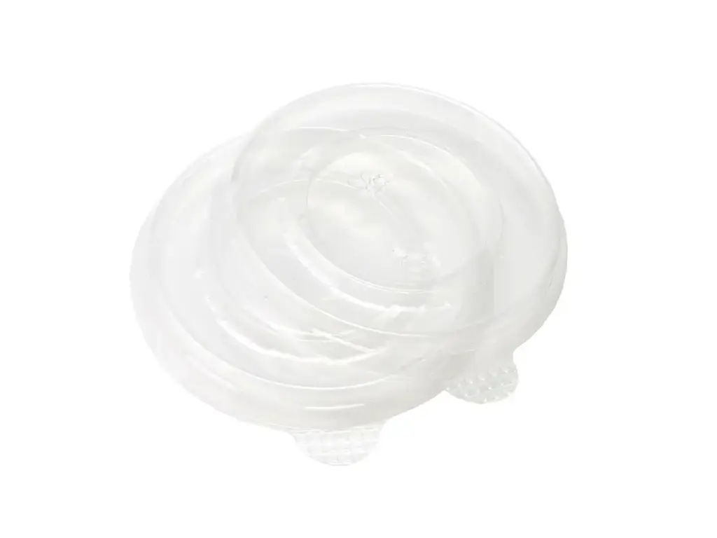 Vintage Ice Cream LID: Plastic FLAT - 4oz (120ml) 