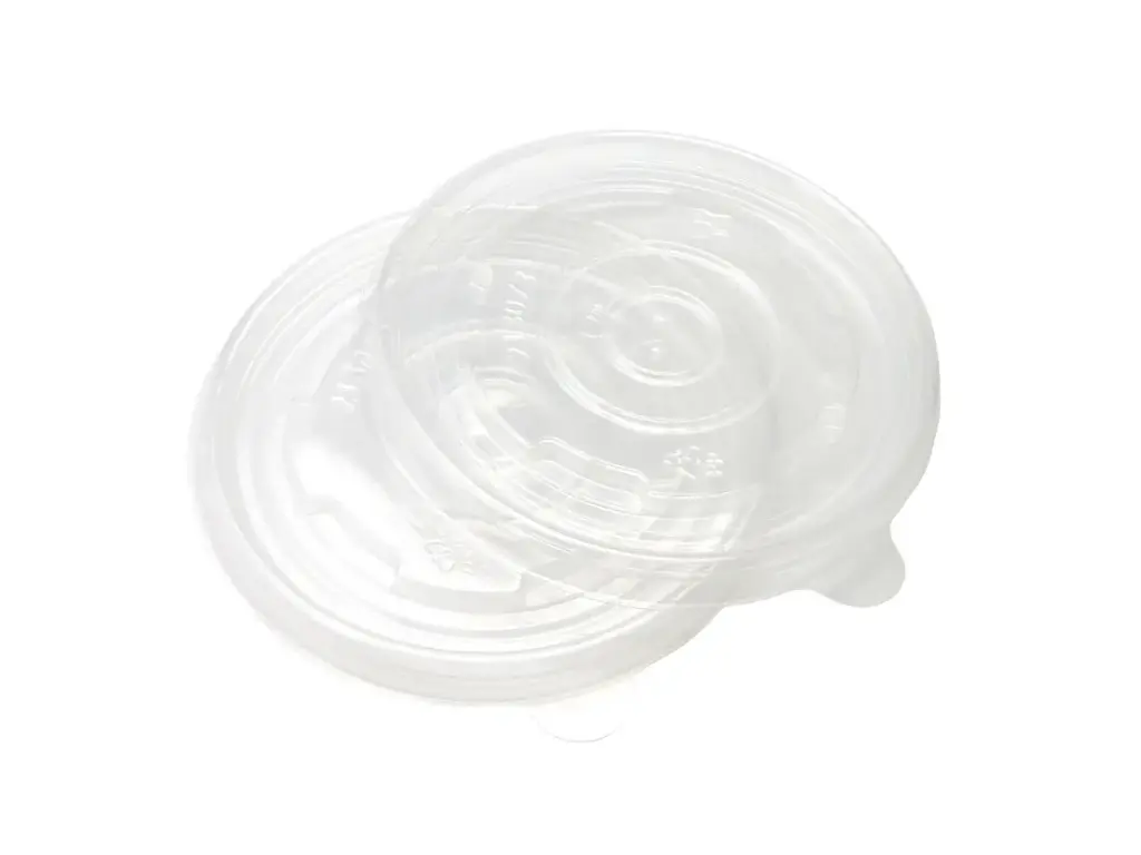 Vintage Ice Cream LID: Plastic FLAT - 6oz & 8oz (180ml & 250ml) 