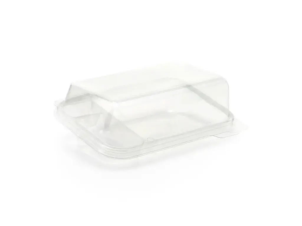 Sushi Clam: Plastic - 3 Compartment (50's) T543 - Medium - Z