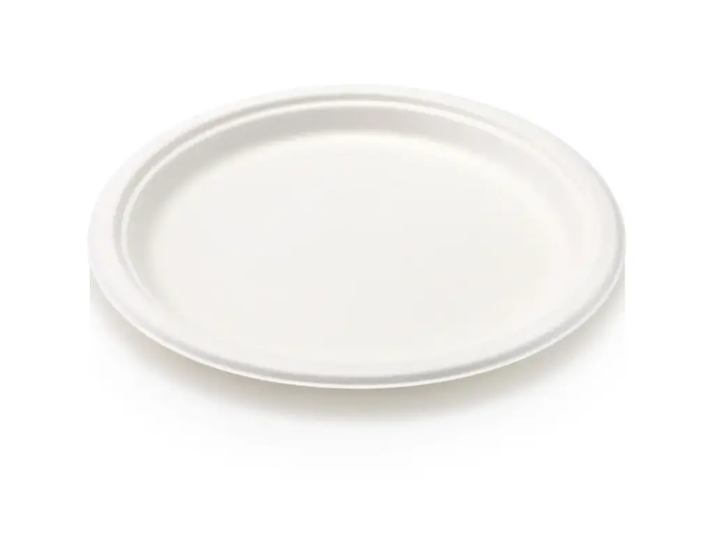 Plate: Round Sugarcane 26cm