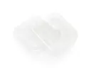 Meal Container: Sugarcane - PET Lid - 250ml (Square)