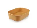 Rectangular: Paper Salad Bowl (1PE) - 500ml (50's) - I