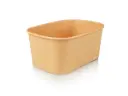 Rectangular: Paper Salad Bowl (1PE) - 1000ml (50's) - I