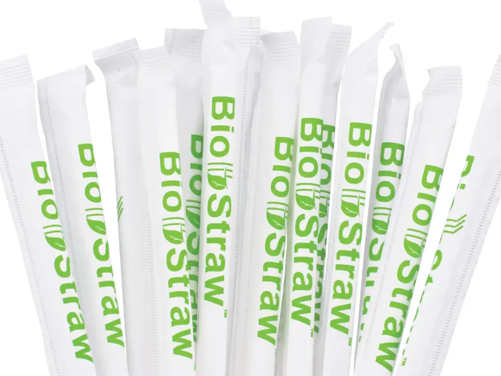 BioStraw™: 6mm - Wrapped PLA (100's) - CCP