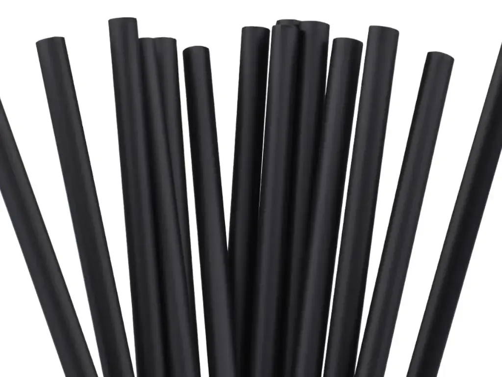 BioStraw™: 8mm - Unwrapped PLA (500's) - AJ (Black)
