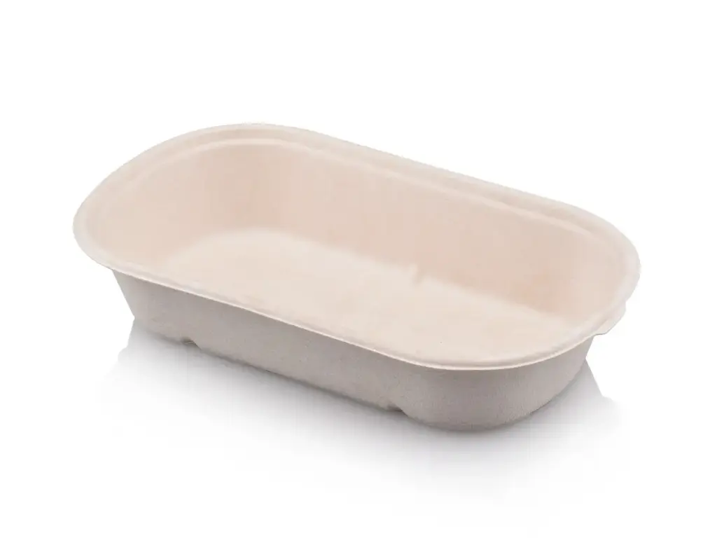 Meal Container: Sugarcane Oval - 850ml 1C
