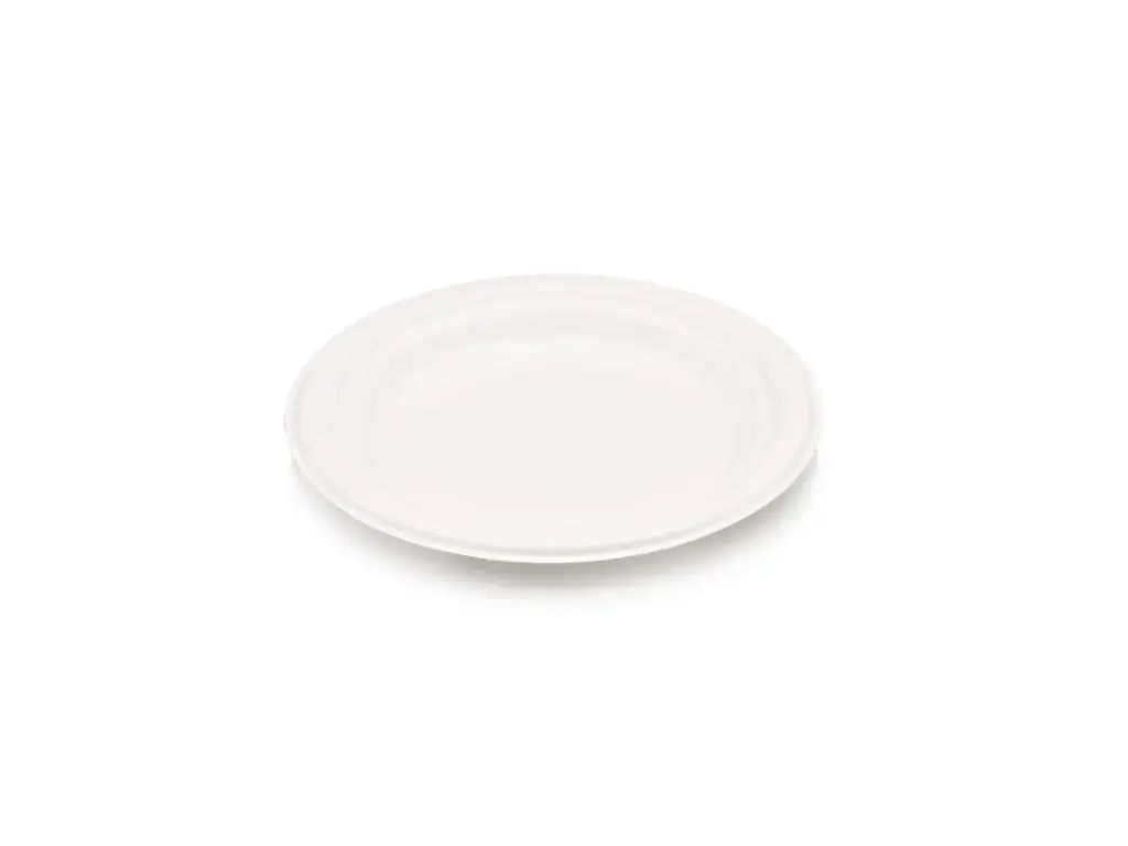 Plate: Round Sugarcane 17.5cm - GF