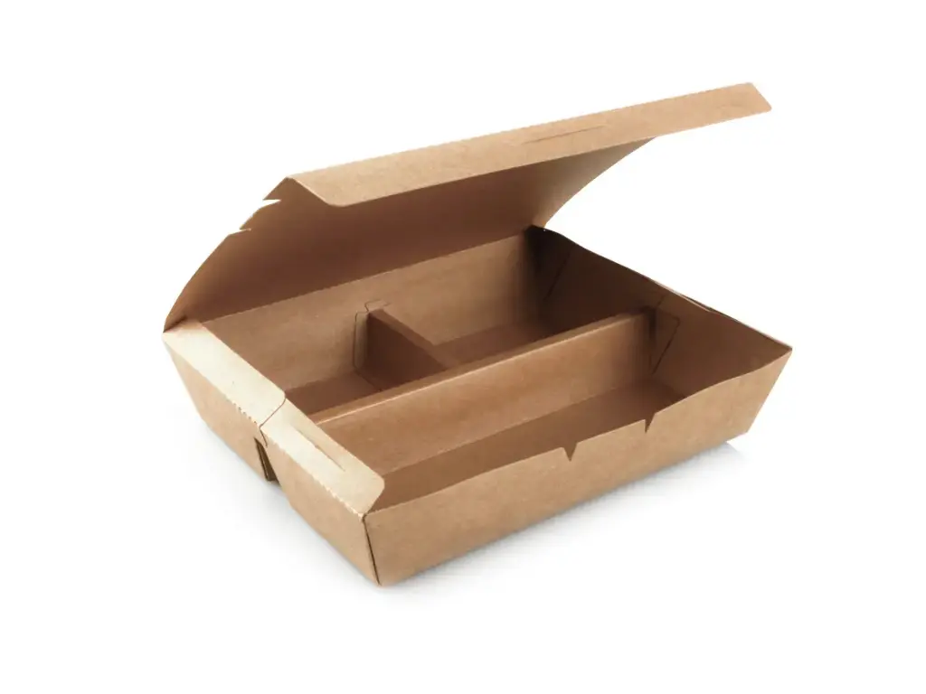 Lunch Box: 690ml (LDPE) - 3 Compartment (HJ)