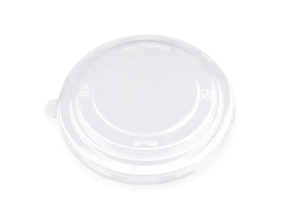 Round: PET Lid Paper Salad Bowl- Multi-Fit (20oz - 32oz) - F (45's) 