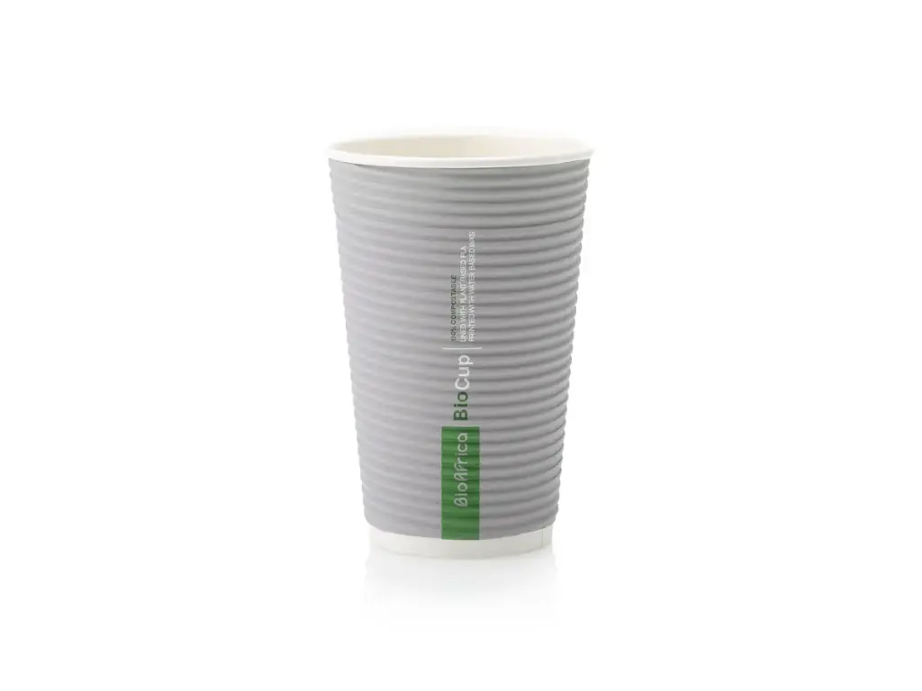500ml Ripple Cup - BioCup (PLA) 