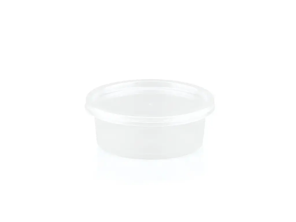 Poly Tub - Polyprop Clear Tub 114mm  (500/Box) 
