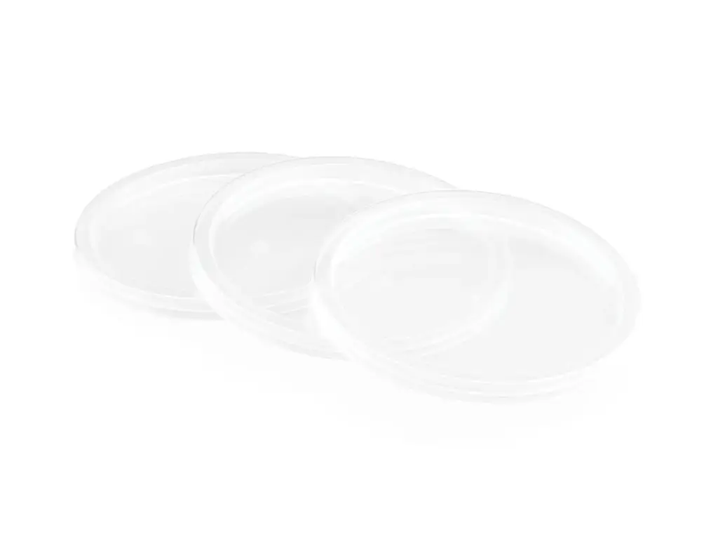 Poly Lid -  Polyprop Clear Lid 114mm   (500/Box) 