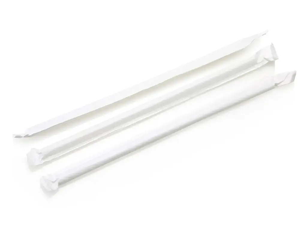 Straw - Milkshake Straws - Wrapped (Plastic) 