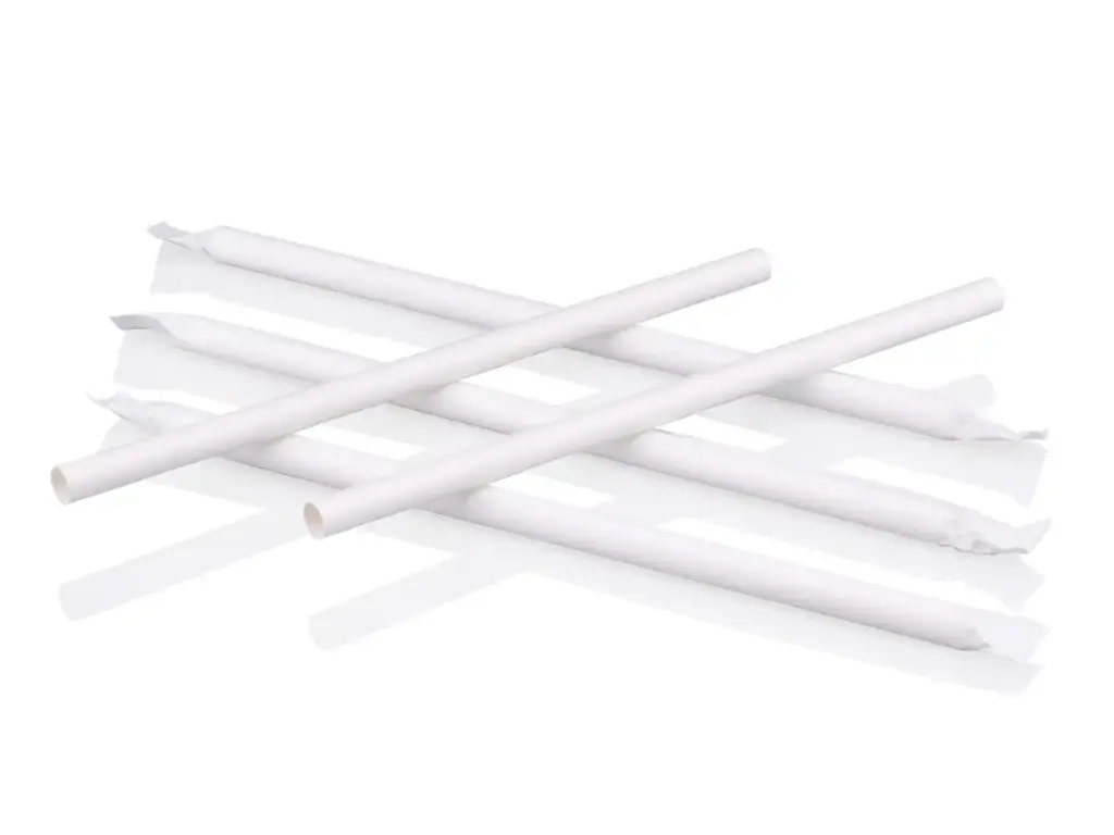 Straw: Paper Straws - 10mm Wrapped (2000's)