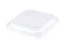 Punch Bowl - Square PET Lid - (178mm) (50's) - 1000ml