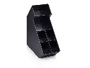 Barista Accessory Organizer: Oblique Counter Top (Cup, Lid & Condiments) - 6 Compartment 
