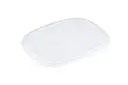 Microwavable: Plastic - Oval Meal Container's LID (Compartments) (250's) - PET - Z