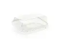 Sushi Clam: Plastic - 3 Compartment (50's) T543 - Medium - Z