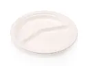 Plate: Sugarcane - Round 22.8cm - 2 Division