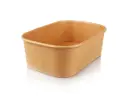 Rectangular: Paper Salad Bowl (1PE) - 750ml (50's) - I